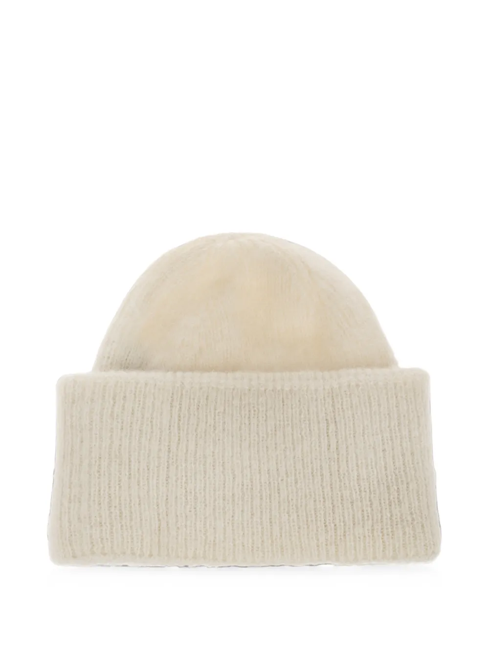 AMI Paris Muts met logopatch Beige