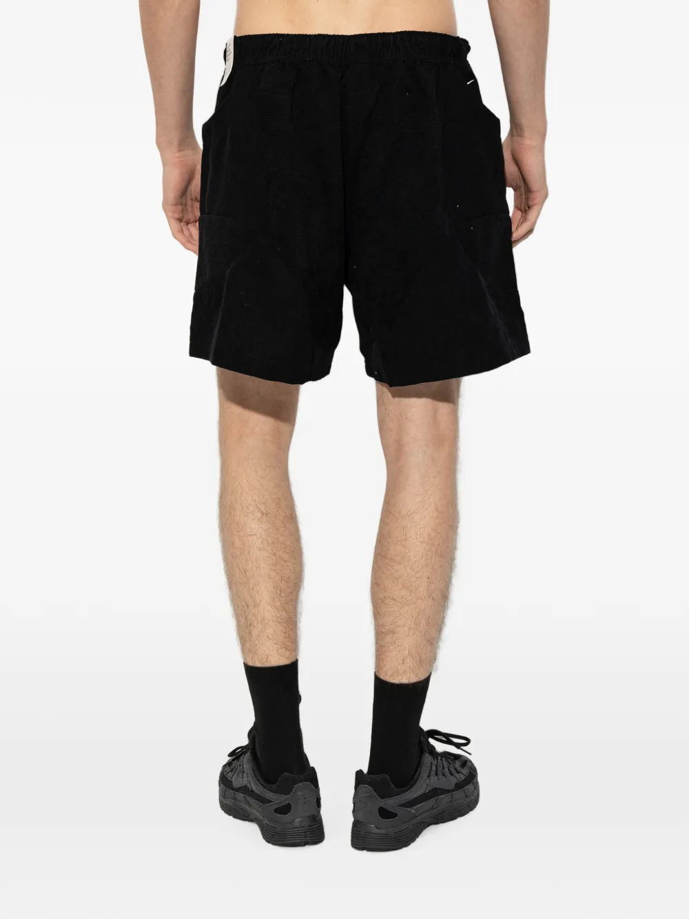 Nike Ribfluwelen cargo shorts met ceintuur Zwart
