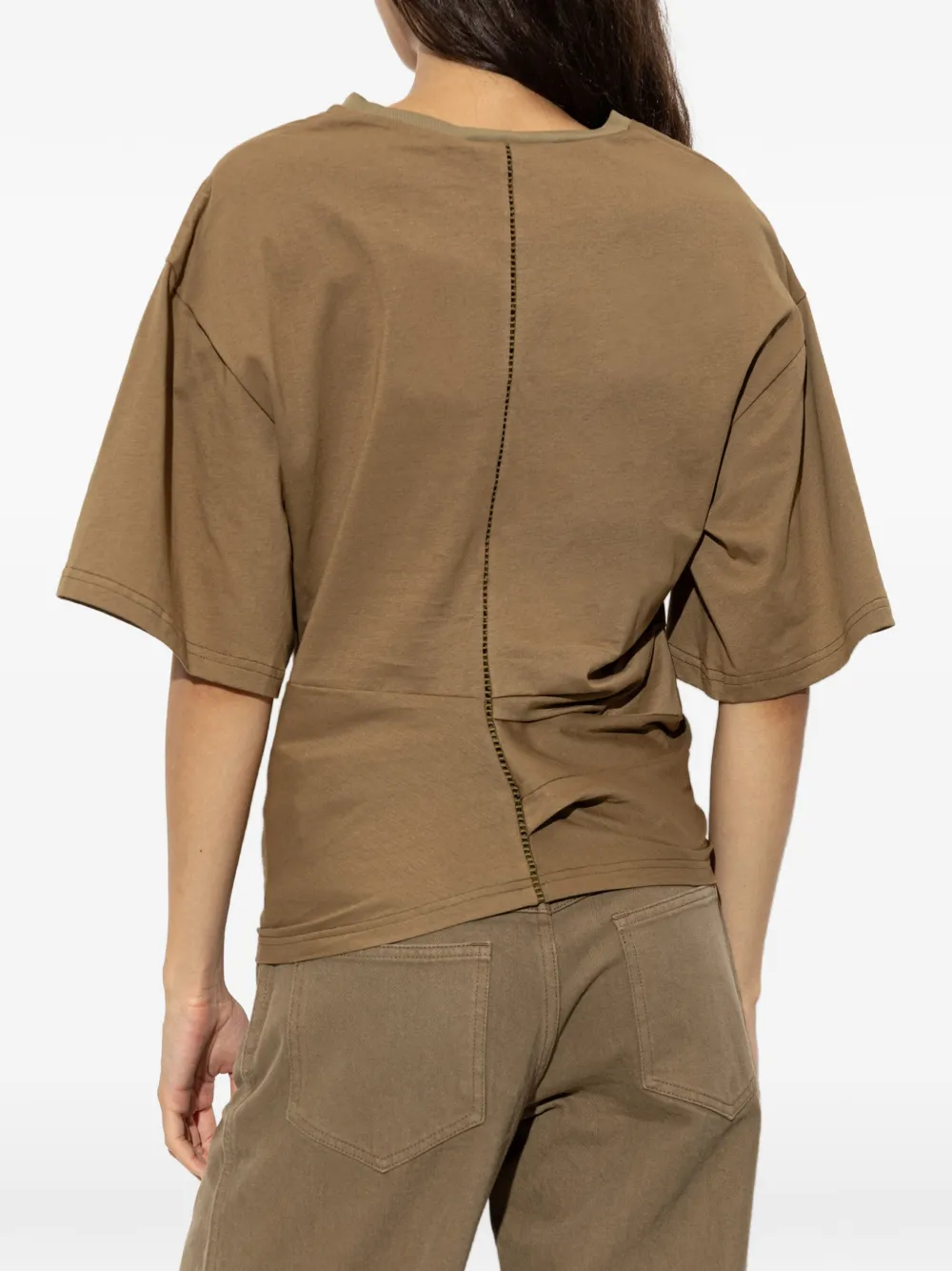 Christopher Esber Gedrapeerde tanktop Bruin