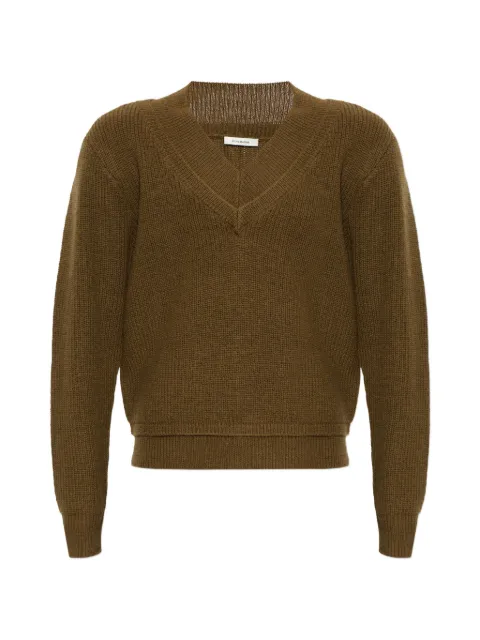 ENTIRE STUDIOS V-neck elbow-patch sweater