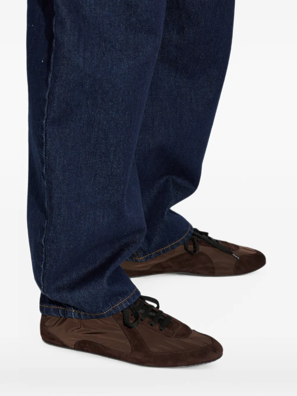 Christopher Esber Roadie Panelled Sneakers in Brown, view 4