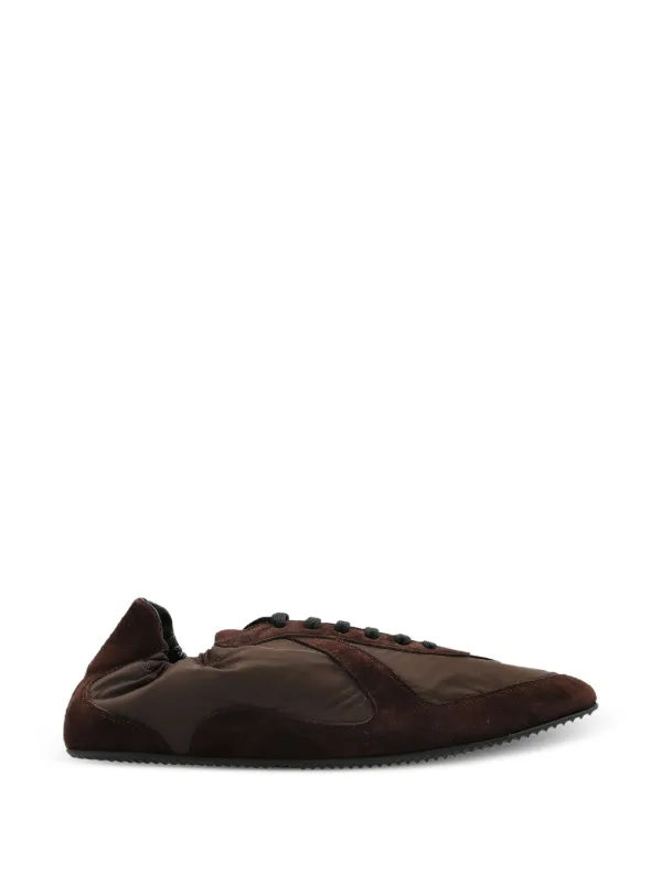 Christopher Esber Roadie Panelled Sneakers in Brown