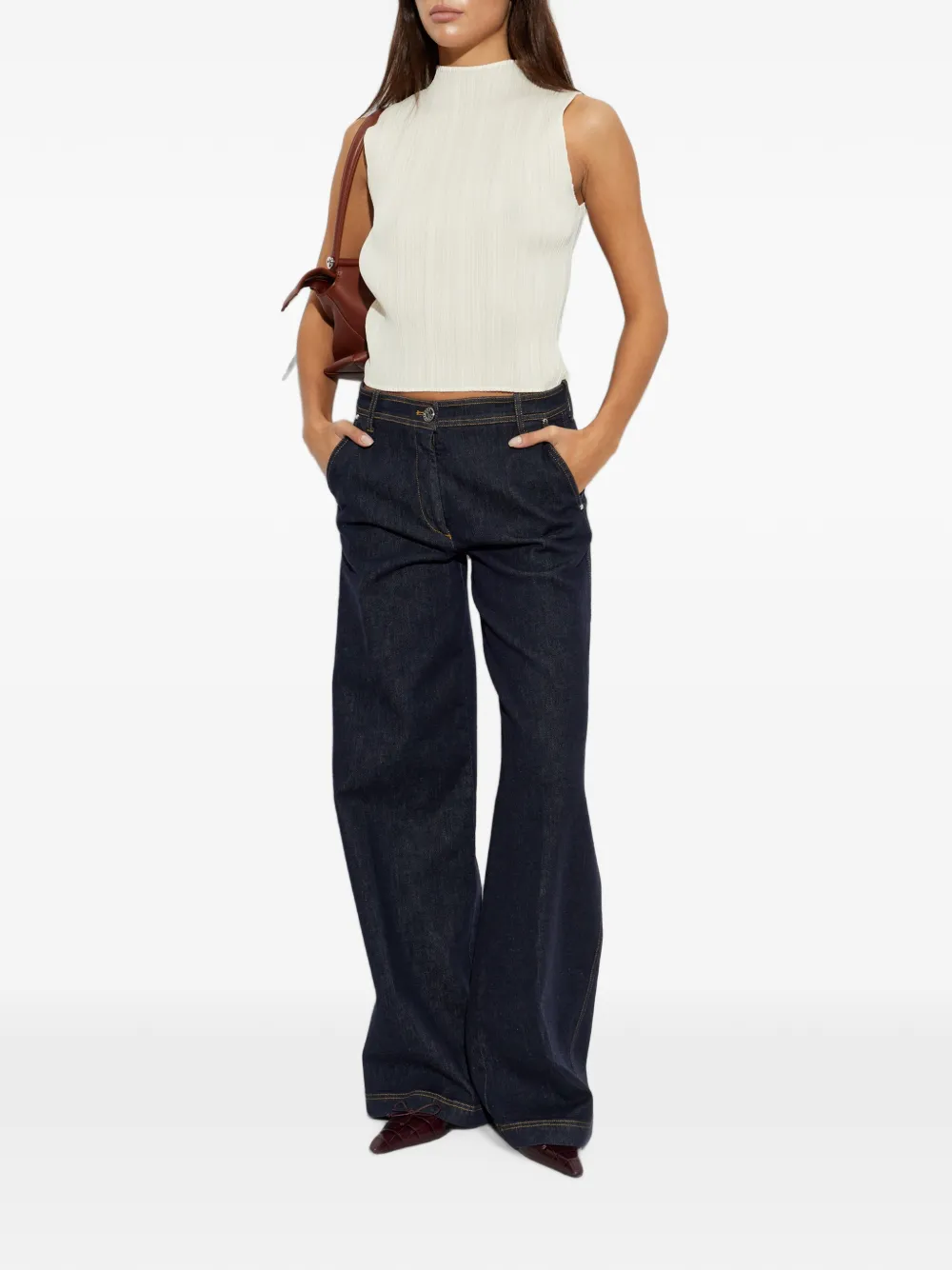 Paul & Shark Jeans met contrasterende stiksels Blauw