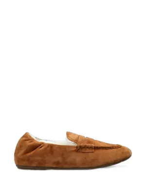 UGG Zora スエード フラットシューズ | ブラウン | FARFETCH JP
