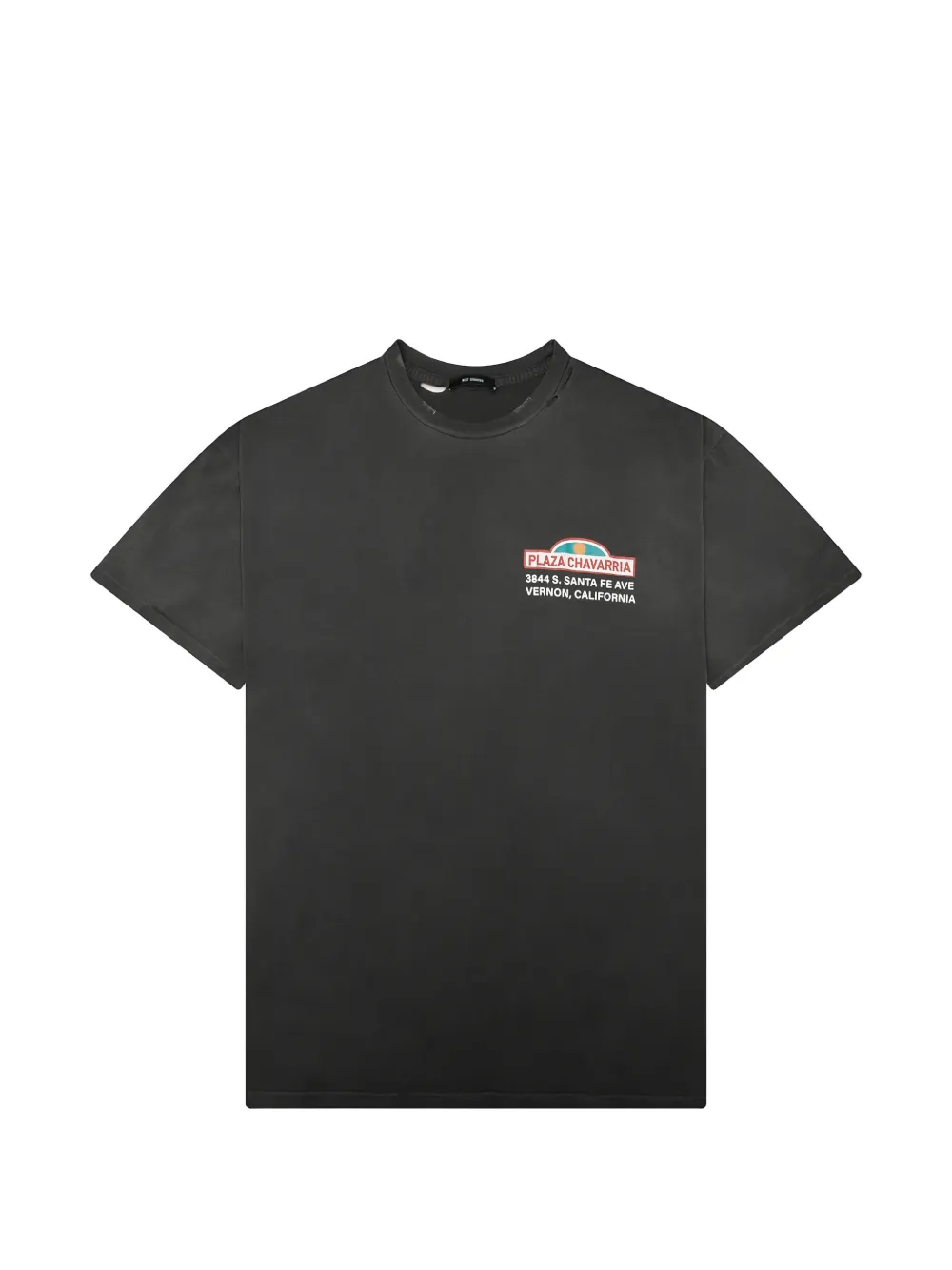 Willy Chavarria graphic-print distressed T-shirt
