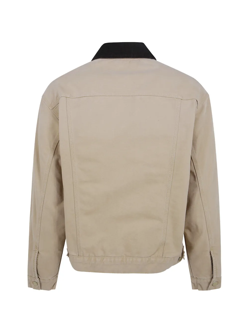 Carhartt WIP OG Trucker canvas jack met ribfluwelen kraag Beige