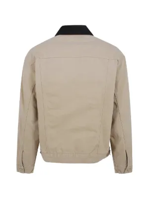 Carhartt WIP Postal logo-patch zip-up Jacket | Neutrals | FARFETCH