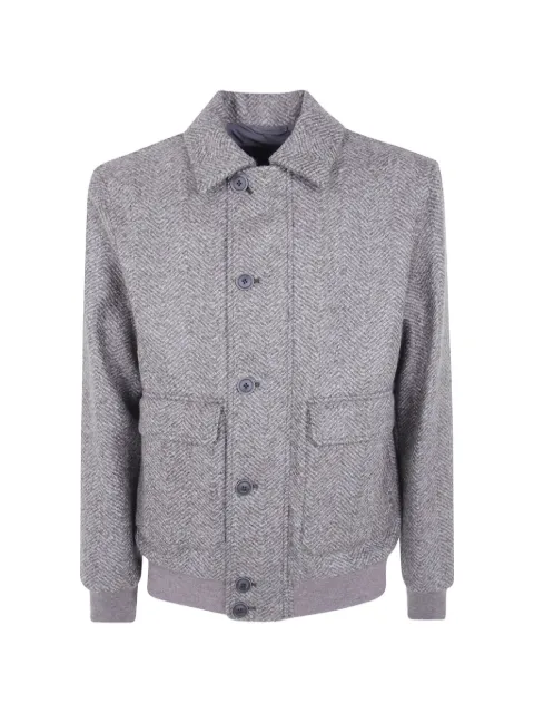 Herno herringbone-pattern wool jacket