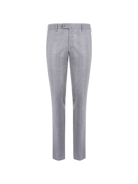 PT Torino herringbone-weave wool trousers