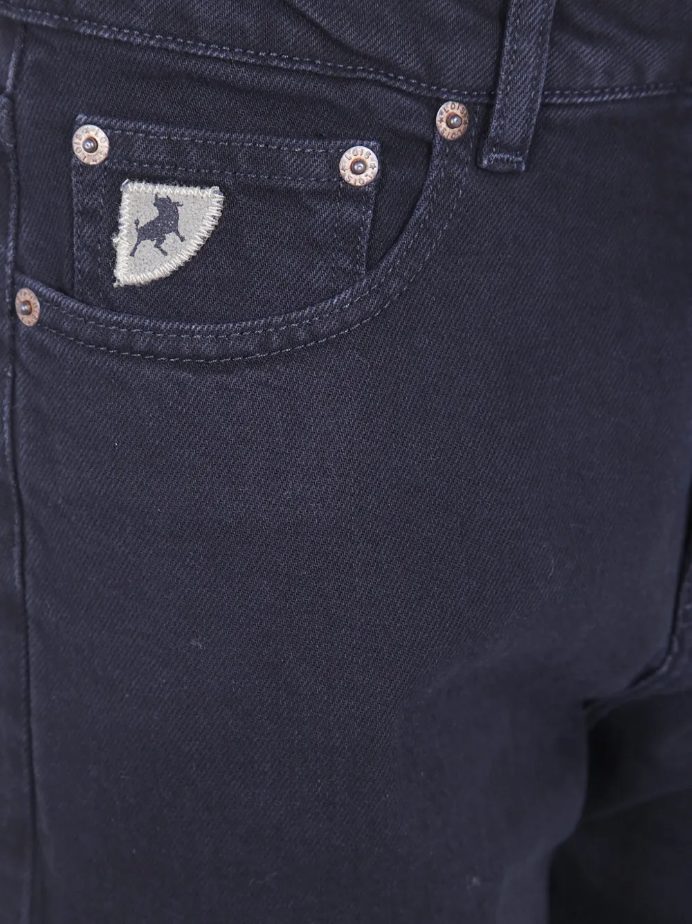 LOIS JEANS Dana jeans met wijde pijpen Zwart