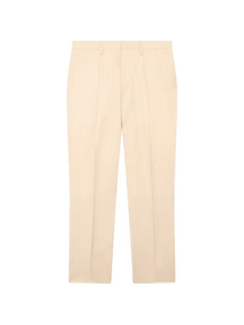 Lardini pleated straight-leg trousers