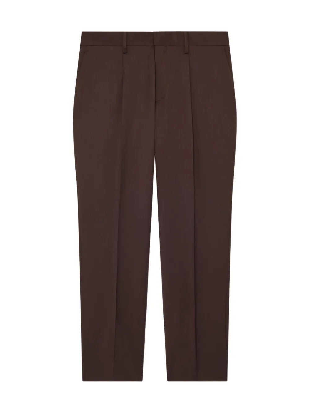 Lardini pleated straight-leg trousers Bruin