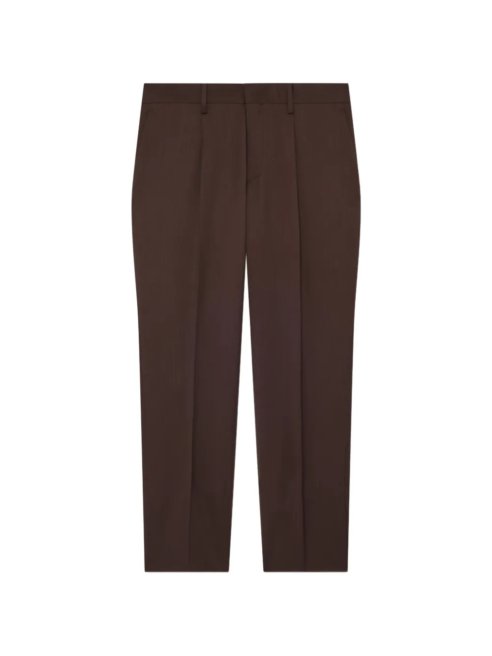 Lardini Pleated Straight-leg Trousers In Purple
