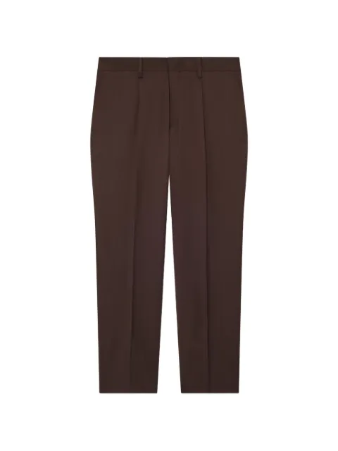 Lardini pleated straight-leg trousers