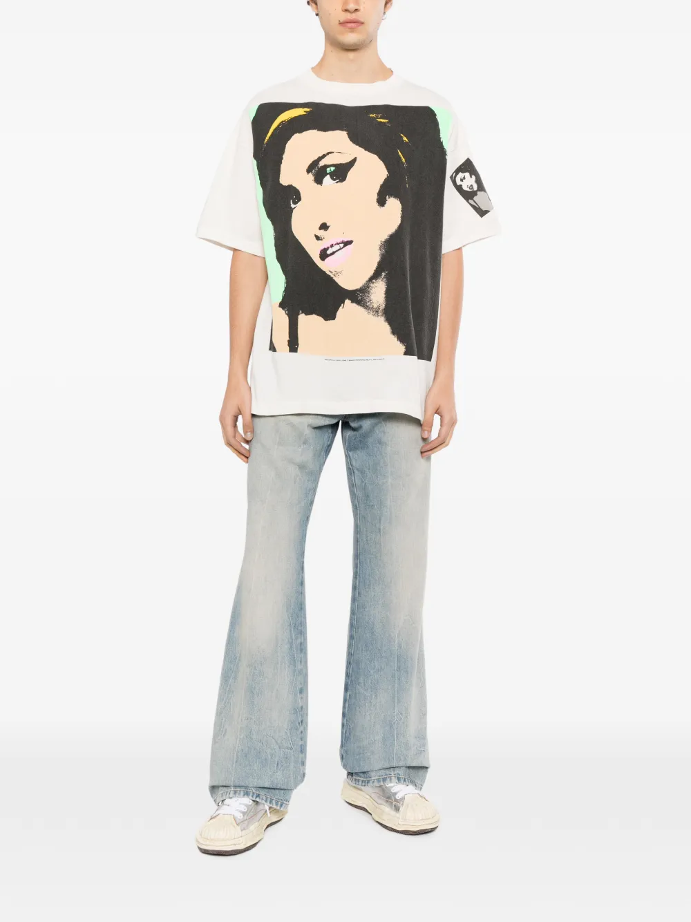 SAINT MXXXXXX x Amy Winehouse T-shirt Wit