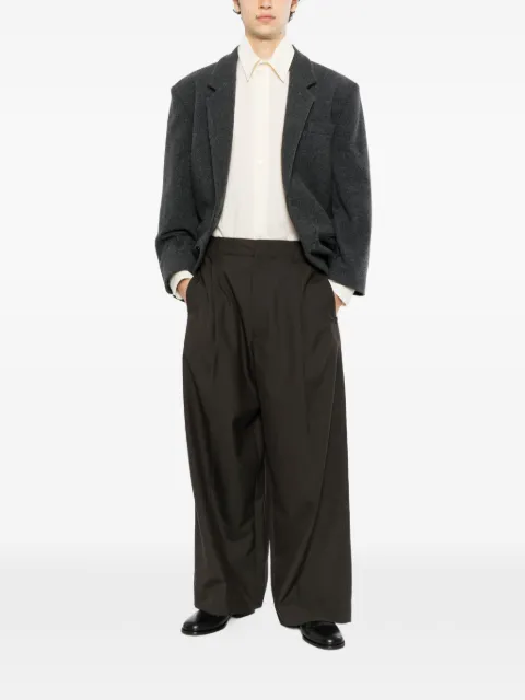 LEMAIRE single pleat tailored pants