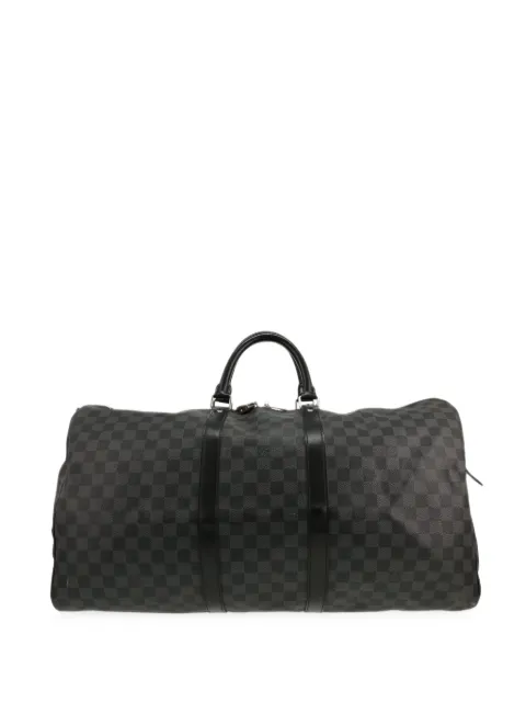 Louis Vuitton Pre-Owned sac de voyage Keepall 55 Damier Graphite (2013)