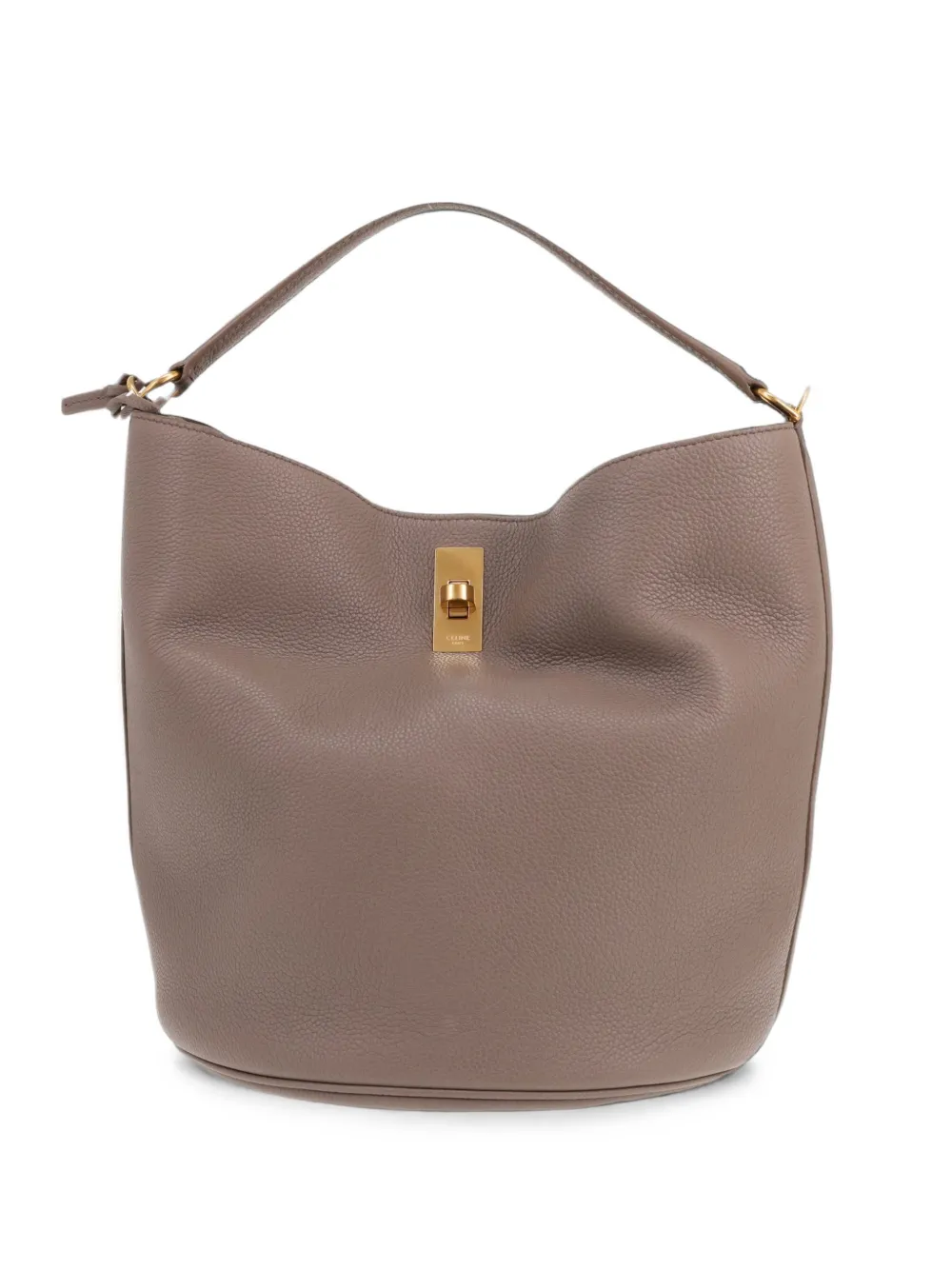 Celine Pre-Owned sac seau 16 en cuir (années 2020) - Gris Celine Pre-Owned sac seau 16 en cuir (années 2020) - Gris