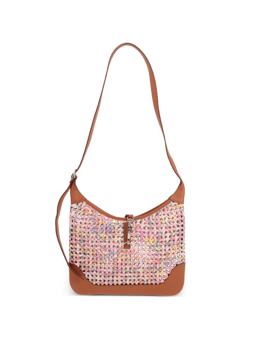 Hermès Pre-Owned 2021 Rainbow Silky Trim Schultertasche - Rosa