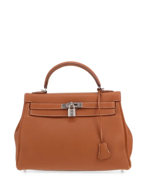 Hermès Pre-Owned 32 Kelly 皮质手提包(2010年典藏款)