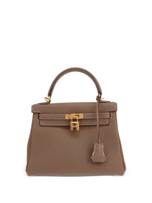 Hermès Pre-Owned 2026 Epsom Leather Handbag | Brown | FARFETCH