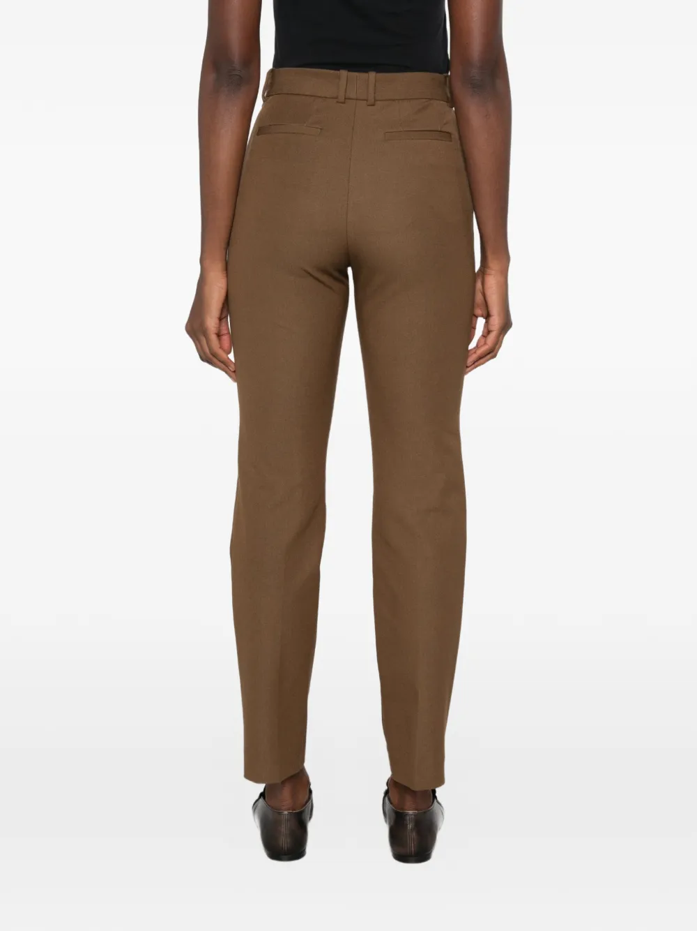 JOSEPH Coleman slim-fit pantalon Bruin