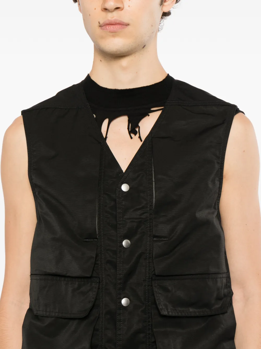 Rick Owens Simplified Blixa top Zwart