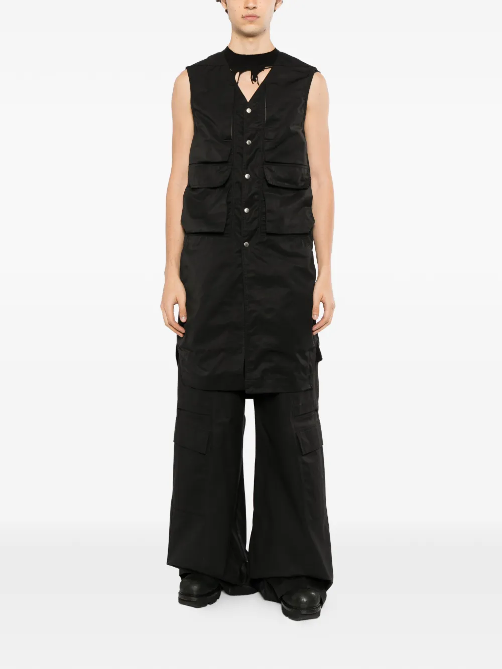 Rick Owens Simplified Blixa top Zwart