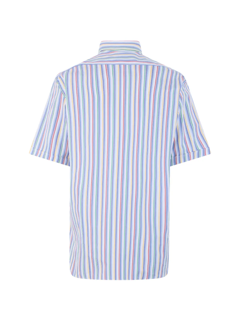 Paul & Shark striped short-sleeve shirt Wit