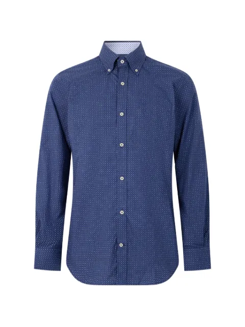 Paul & Shark geometric-print button-down shirt