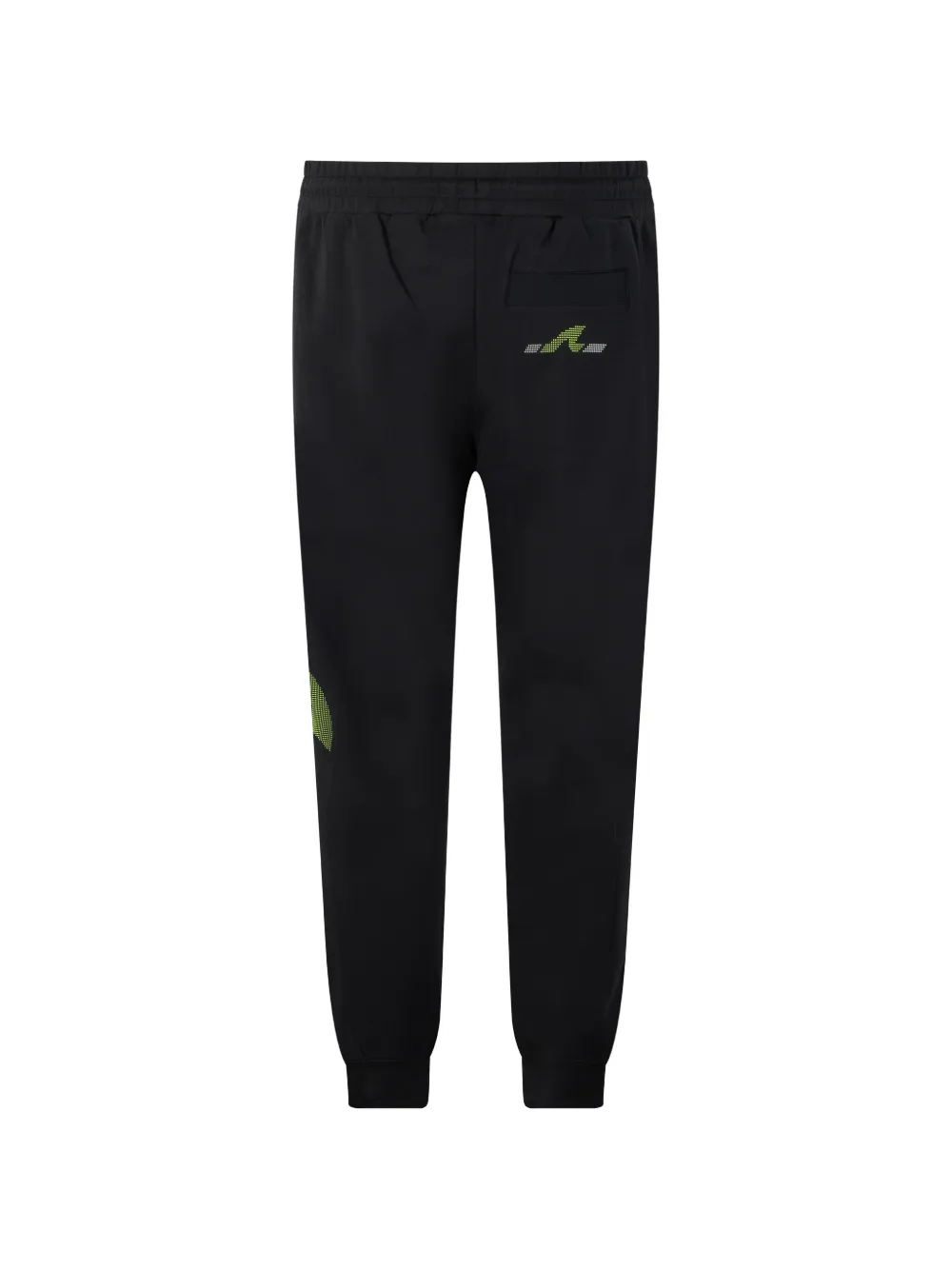 Paul & Shark Trainingsbroek met omgeslagen pijpen en logo-print Zwart