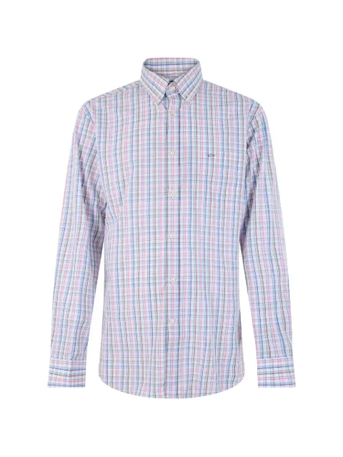 Paul & Shark checked long-sleeve shirt