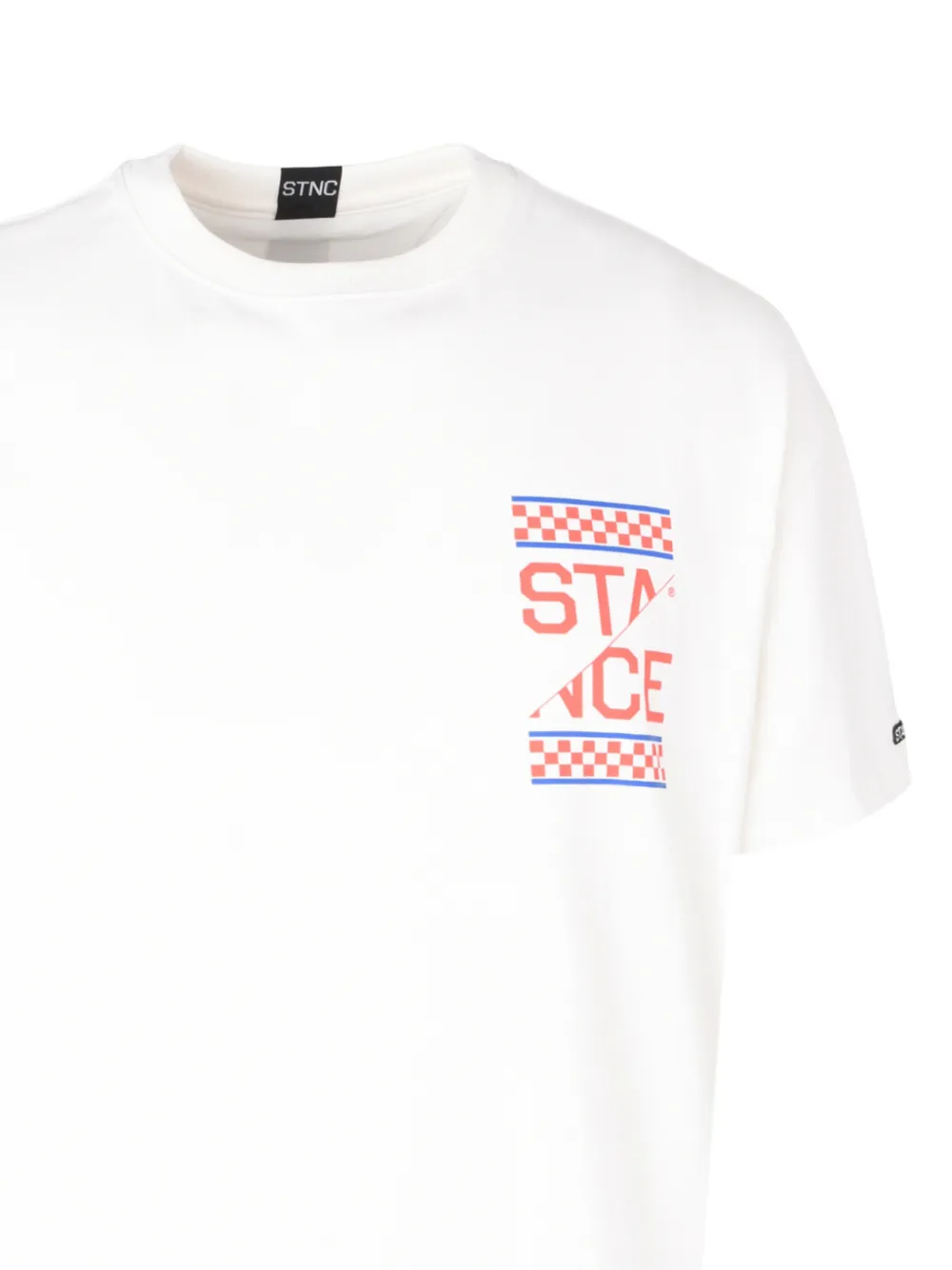 Stance Katoenen T-shirt met logoprint Wit