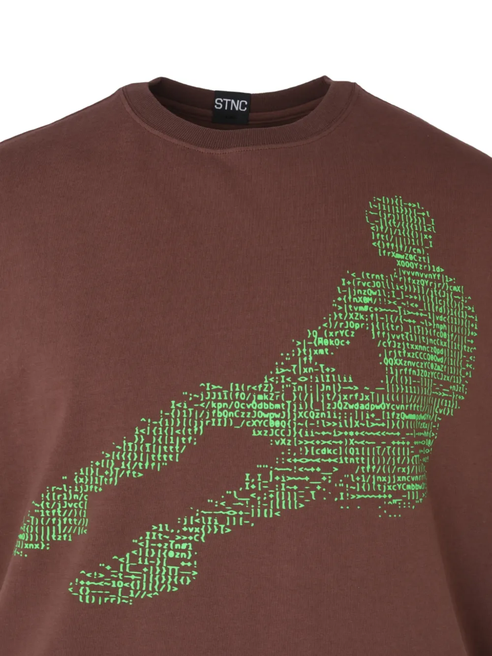Stance Robo Code T-shirt met grafische print Bruin