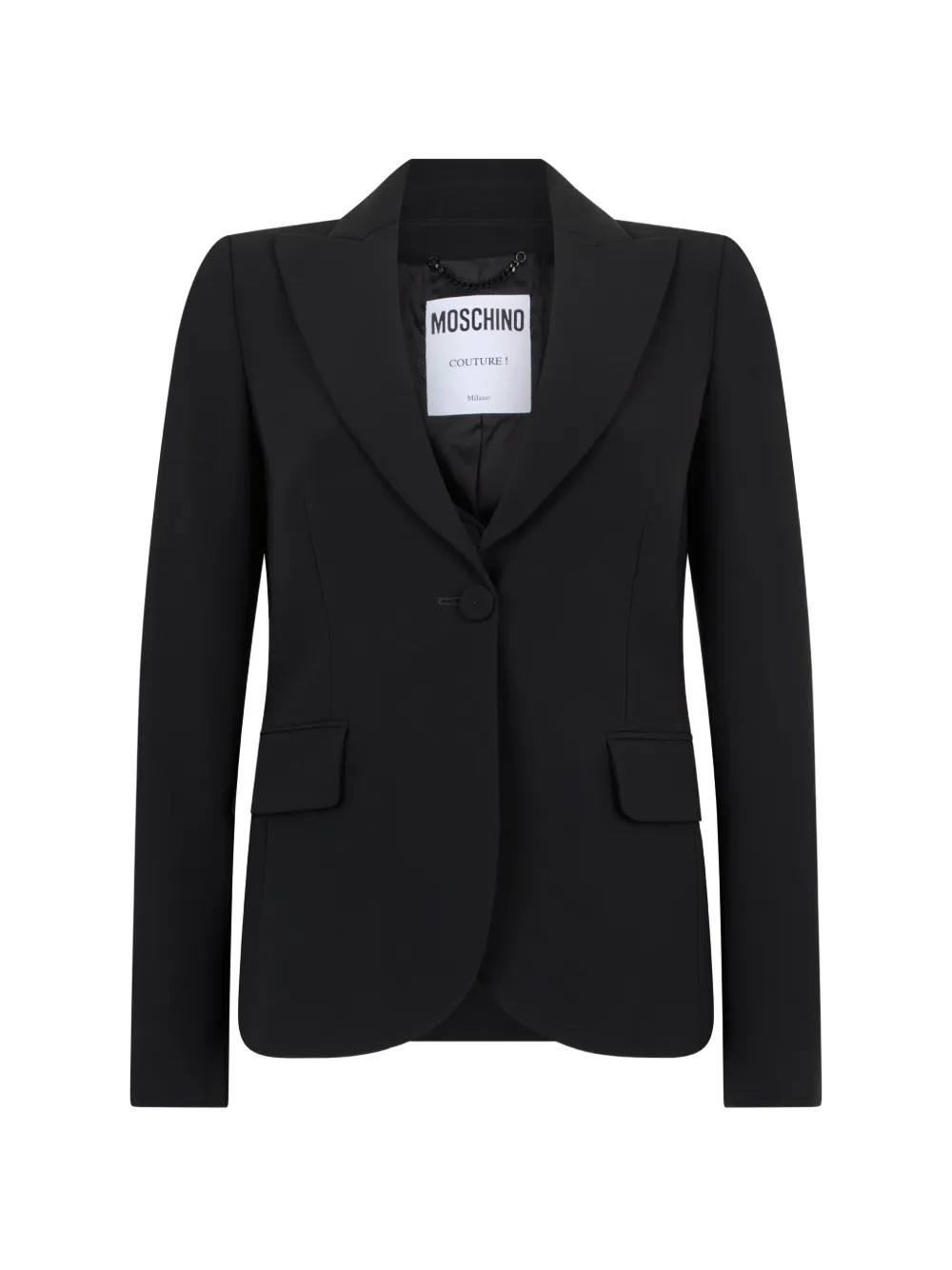 Moschino single-breasted peak-lapel blazer