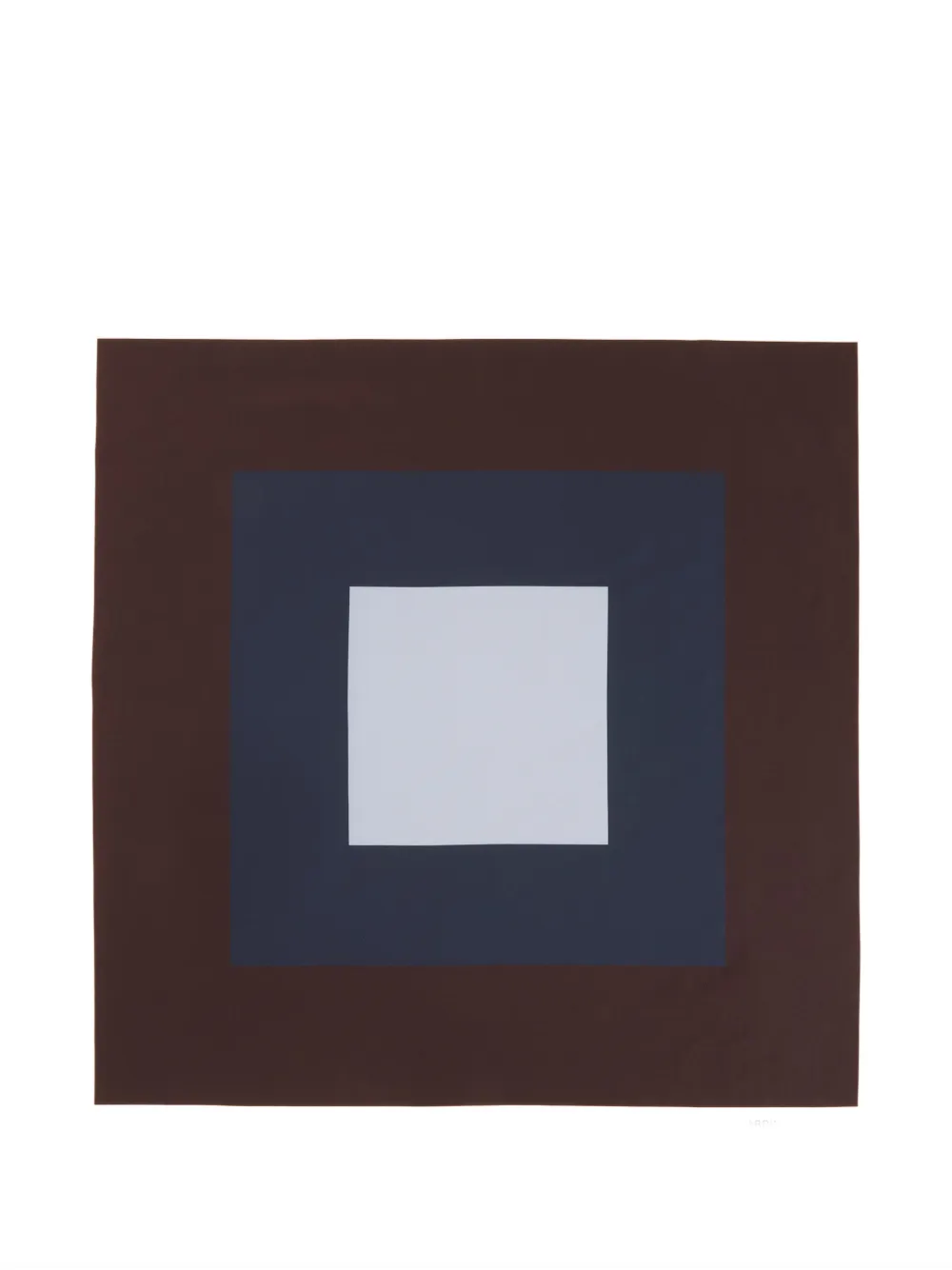 Lardini geometric-print silk scarf