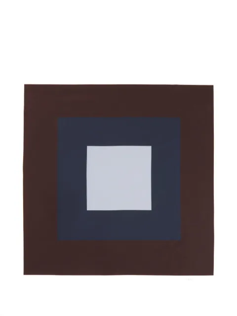 Lardini geometric-print silk scarf