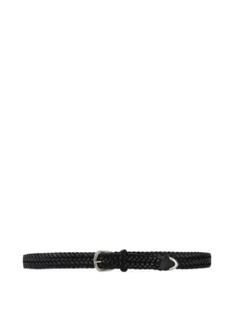 Lardini handwoven leather belt