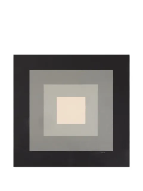 Lardini geometric-print silk scarf