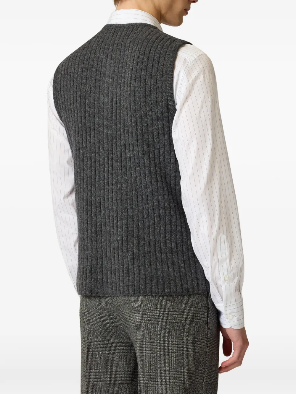 Lardini knitted vest Grijs
