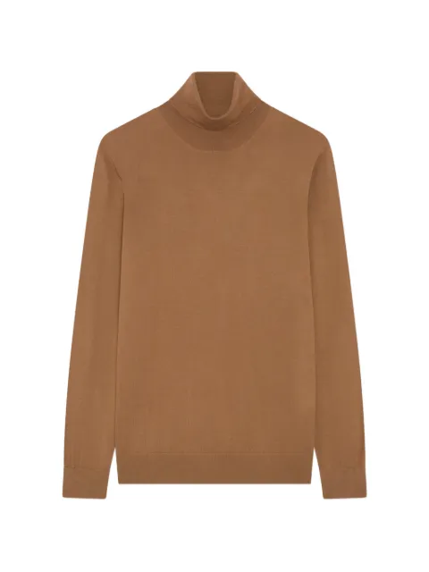 Lardini pull en maille fine à col roulé
