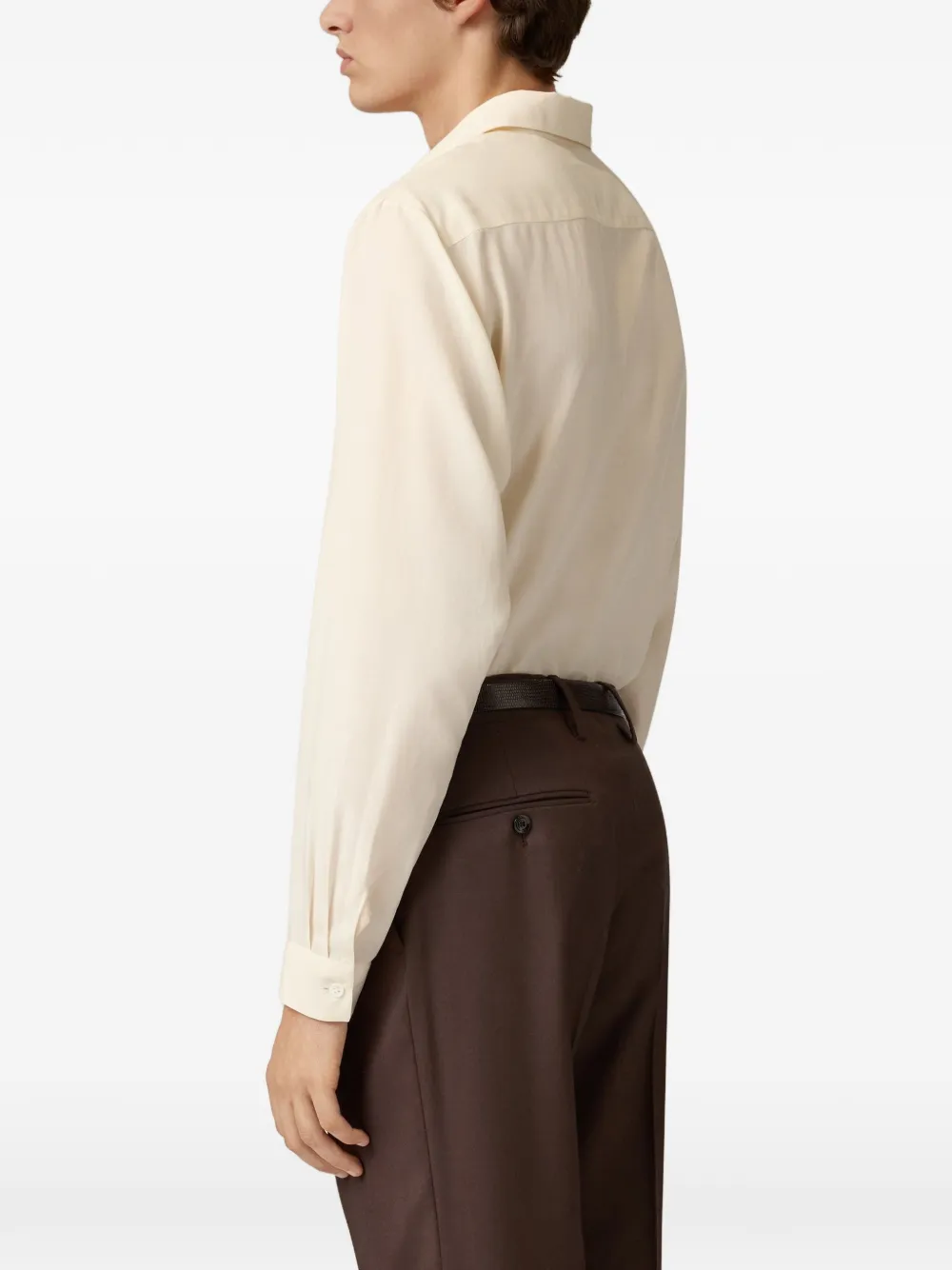 Lardini long-sleeve shirt Beige