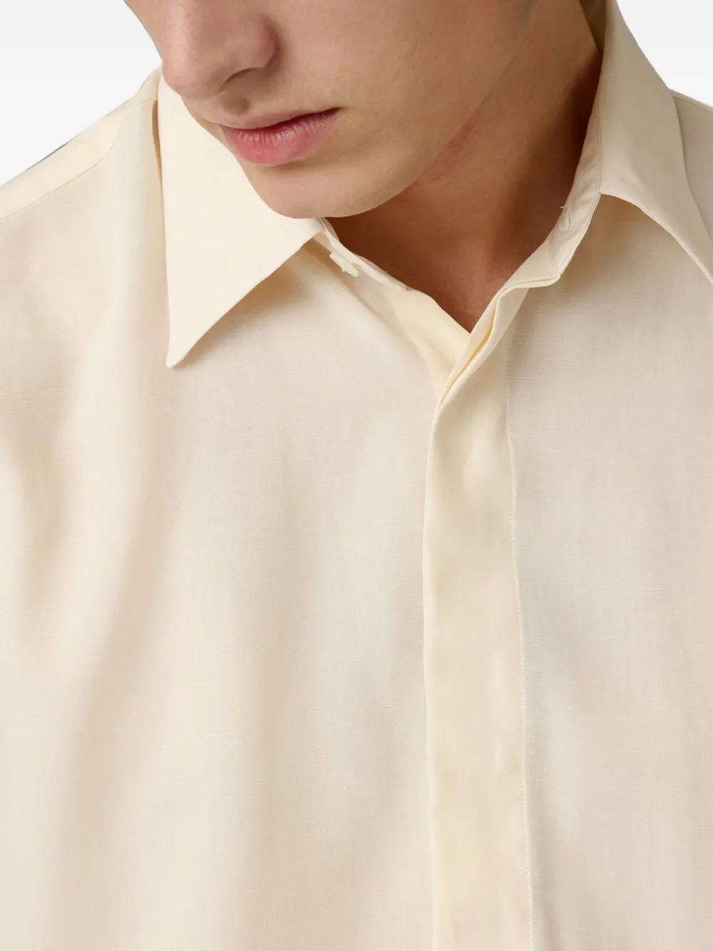 Lardini long-sleeve shirt Beige