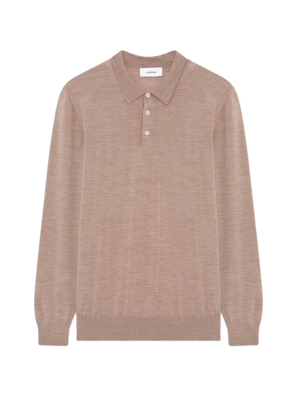 Lardini virgin wool polo shirt