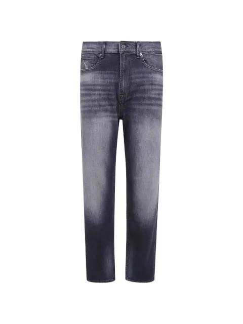 7 For All Mankind Ausgeblichene Easy Straight Jeans mit geradem Bein