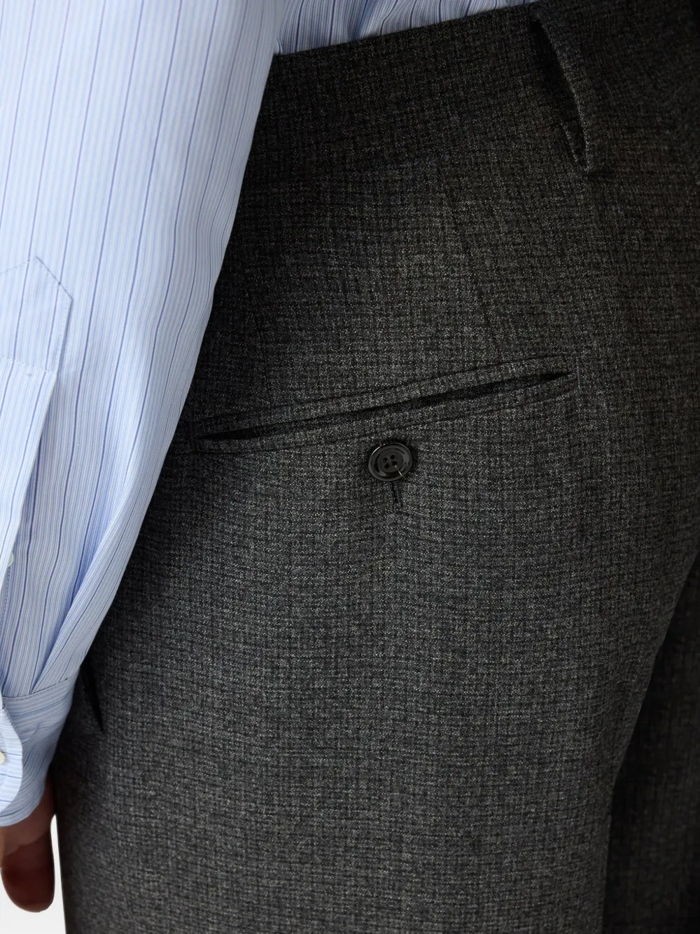 Lardini flat-front straight-leg trousers Grijs