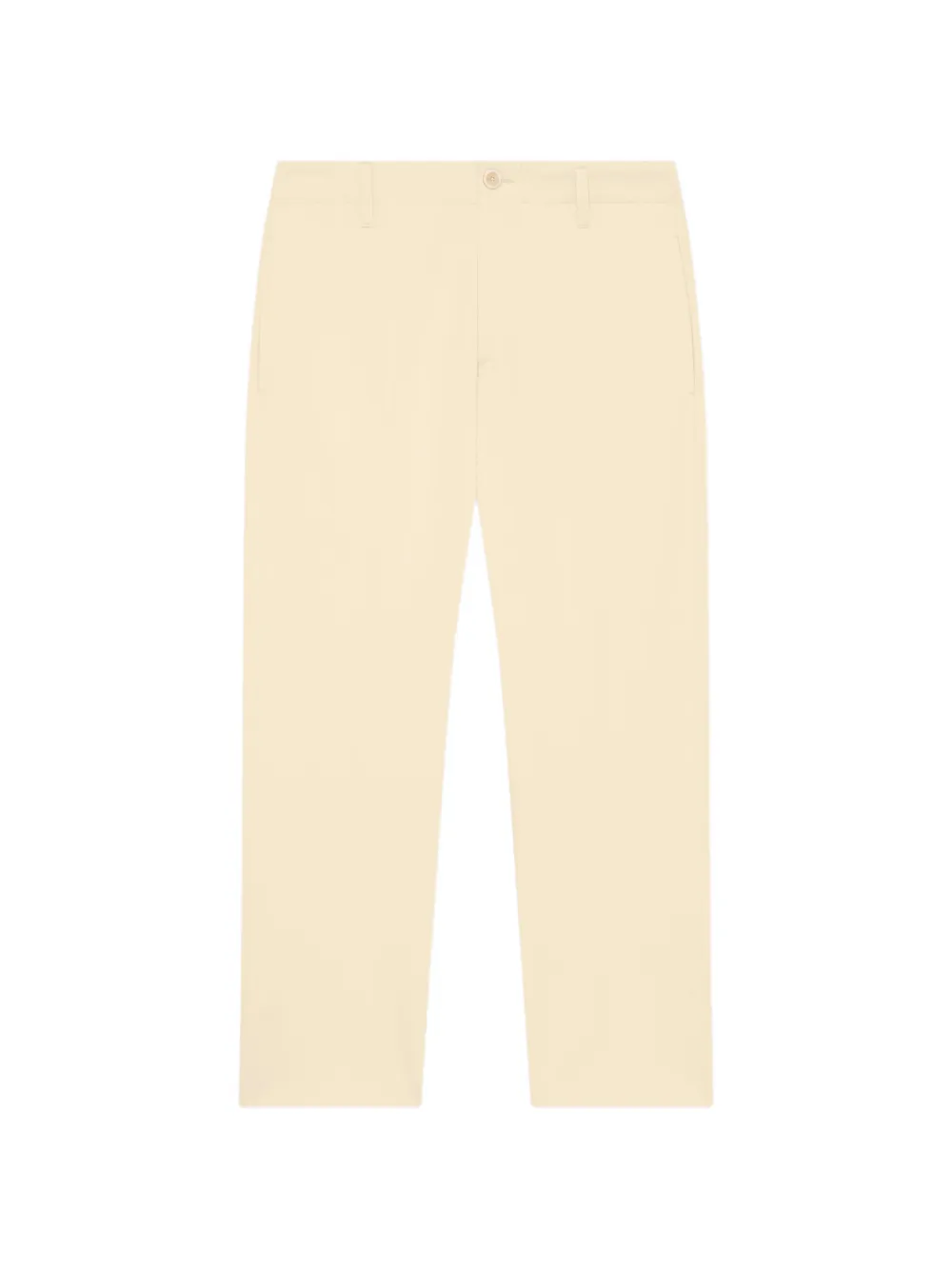Lardini flat-front cotton-twill trousers