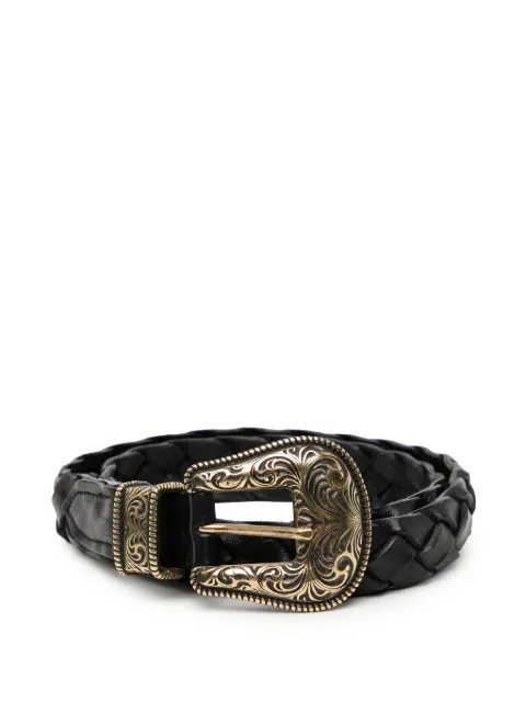 ALBERTO LUTI braided western-style belt