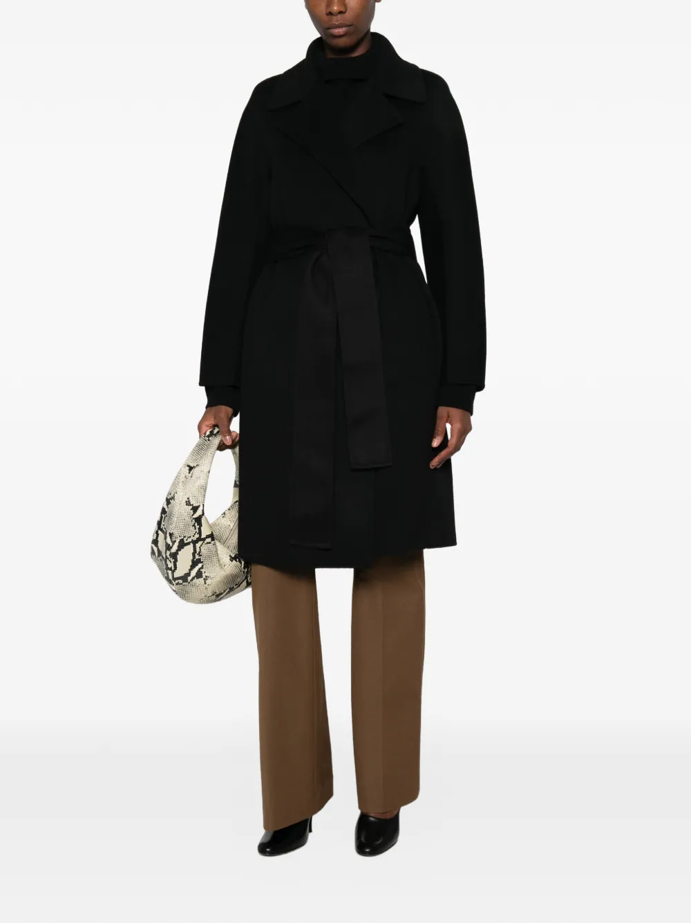 JOSEPH Tafira pantalon met persvouw Bruin