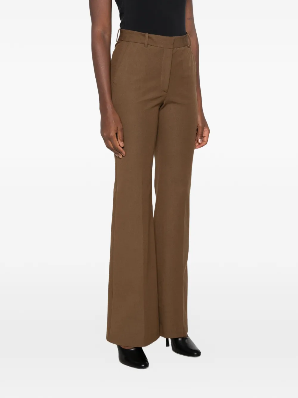 JOSEPH Tafira pantalon met persvouw Bruin